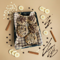 Godly Crumbs Banana Oatmeal Cookies – gezonde havermout koekjes met banaan, kaneel en pure chocolade drizzle, handgemaakt Nederland